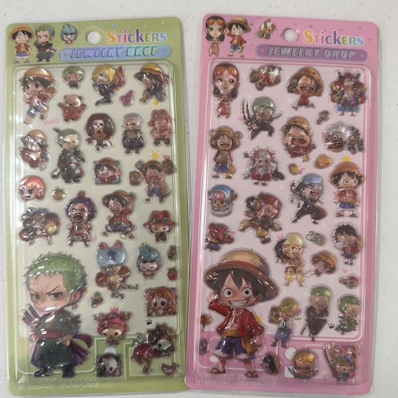 Cartoon 3D Relief Stickers Ani - Anime One Piece Merchandise recensie en prijs