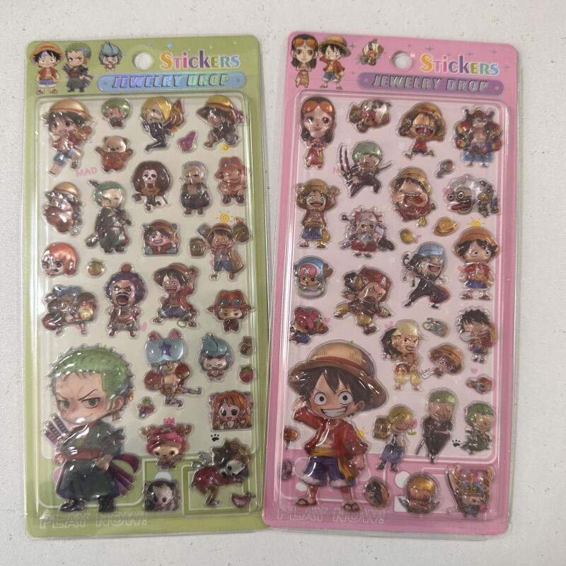 Cartoon 3D Relief Stickers Ani - Anime One Piece Merchandise recensie en prijs