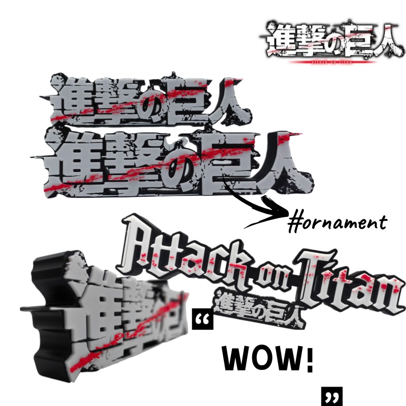 Attack on Titan Anime Merchand - Anime Merchandise Logo recensie en prijs