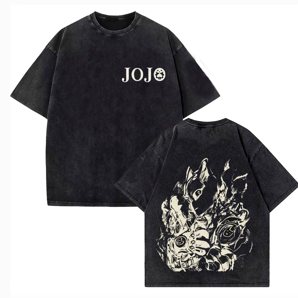 Vintage Washed TShirt Men JoJo - Jojo Anime Merchandise recensie en prijs