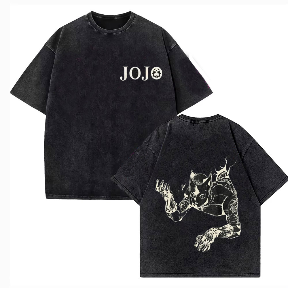 Vintage Washed TShirt Men JoJo - Jojo Anime Merchandise recensie en prijs