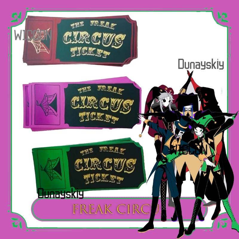 Freak Circus Ticket Card Red G - Anime Merchandise In Japanese recensie en prijs