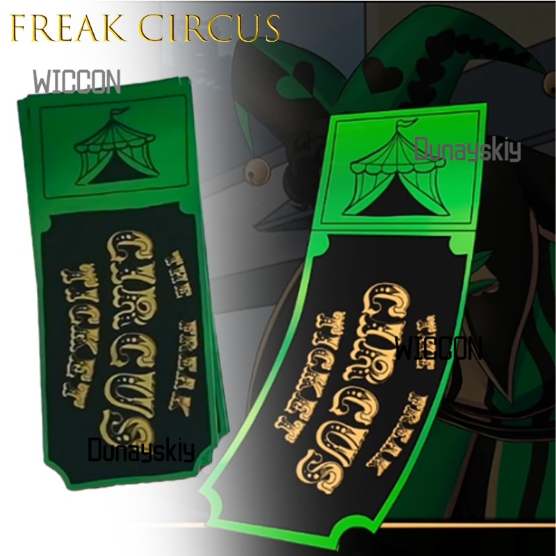 Freak Circus Ticket Card Red G - Anime Merchandise In Japanese recensie en prijs