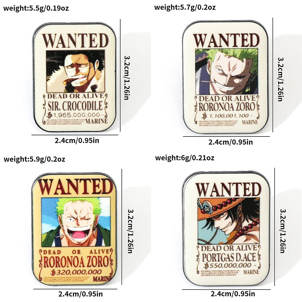 4 Pcs Fashion Cartoon Anime Br - Anime One Piece Merchandise recensie en prijs