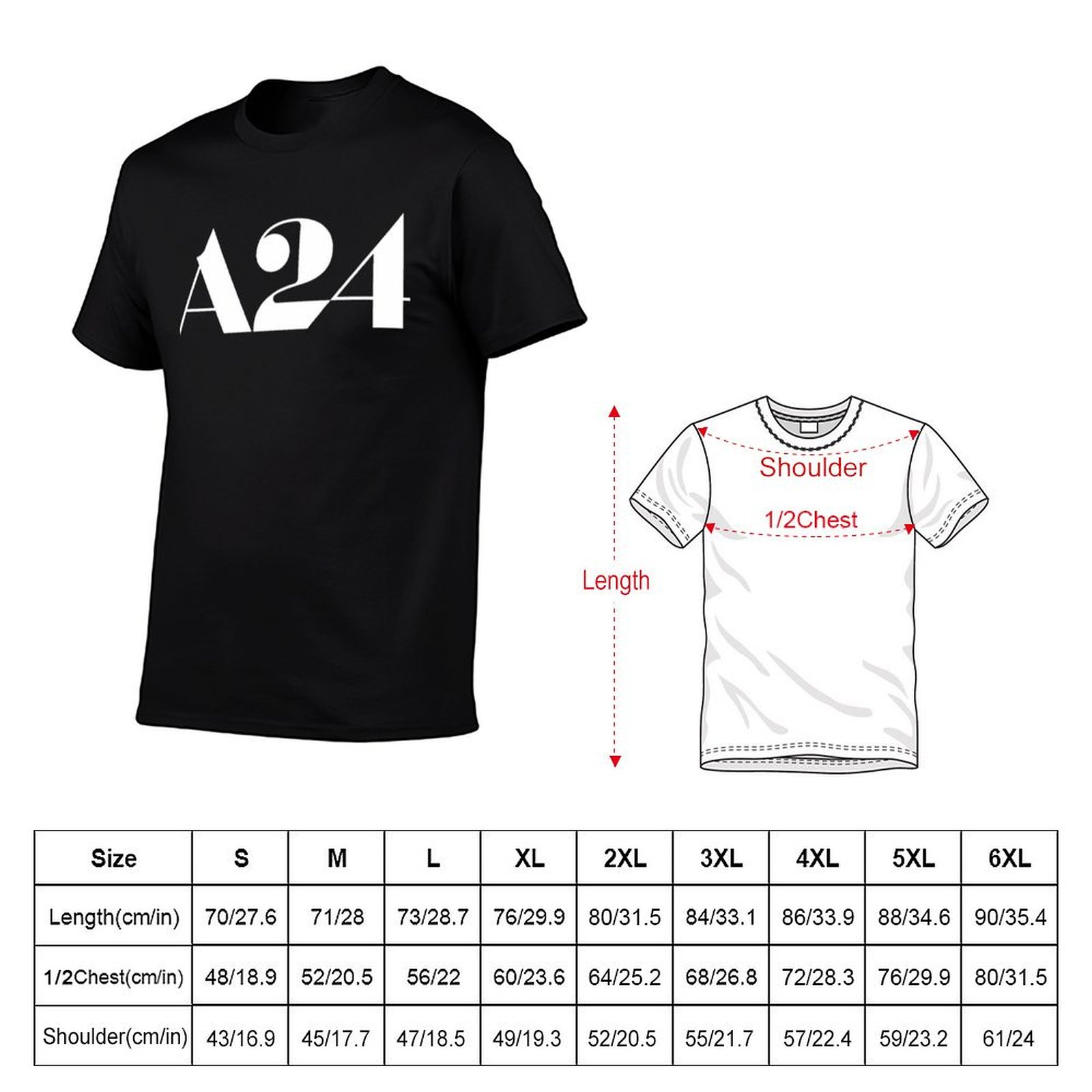 A24 logo Merchandise T-Shirt f - Anime Merchandise Logo recensie en prijs