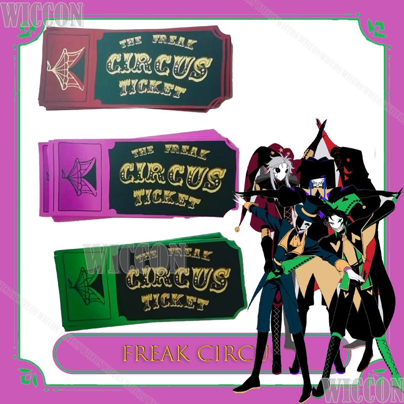 Freak Circus Ticket Card Red G - Anime Merchandise In Japanese recensie en prijs