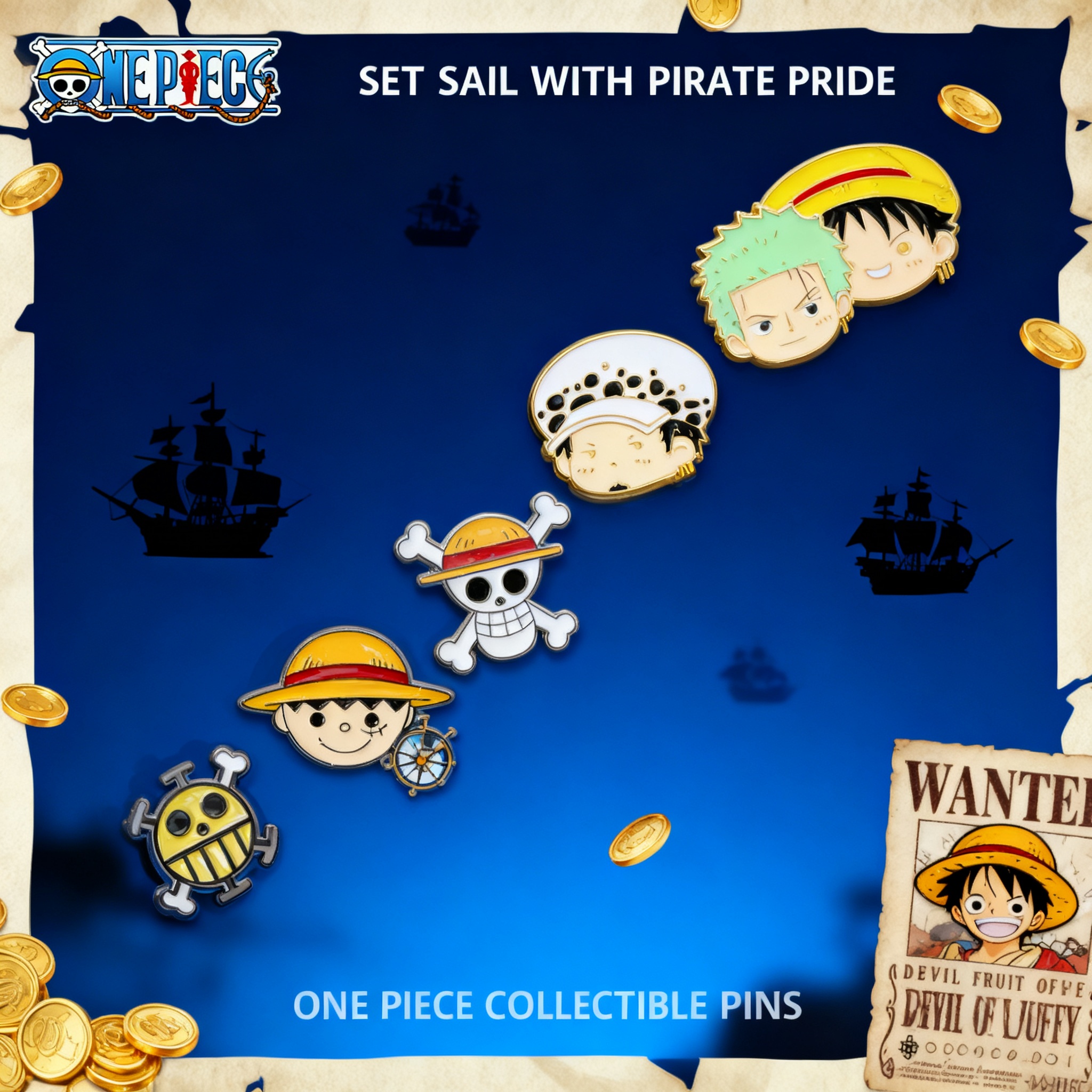One Piece Anime Luffy Brooch C - Anime One Piece Merchandise recensie en prijs