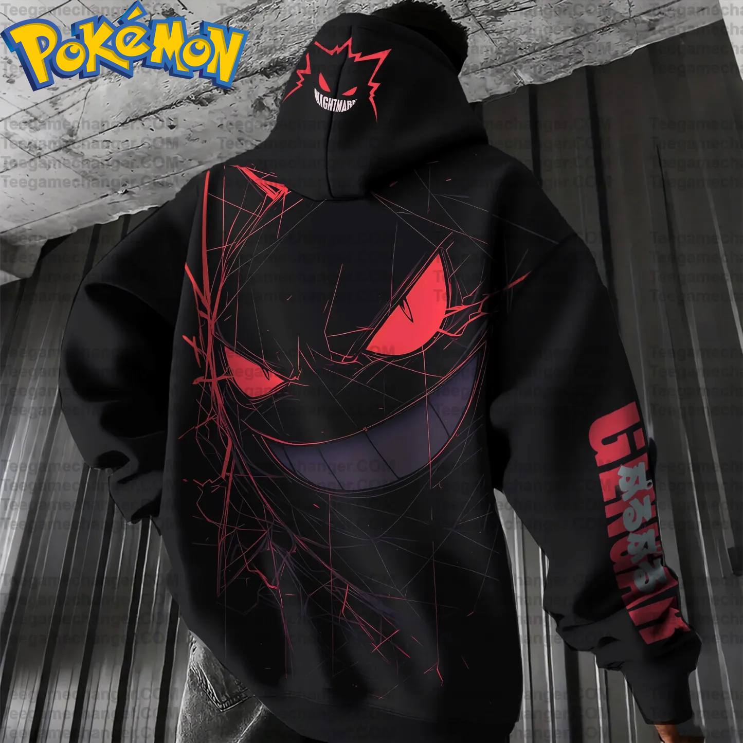 Pokemon Anime Gengar Cotton Ho - Anime Merch Hoodie recensie en prijs
