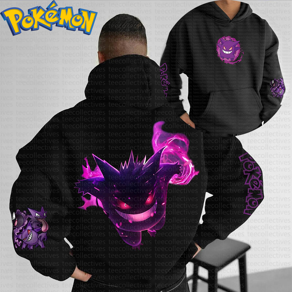 Pokemon Anime Gengar Cotton Ho - Anime Merch Hoodie recensie en prijs