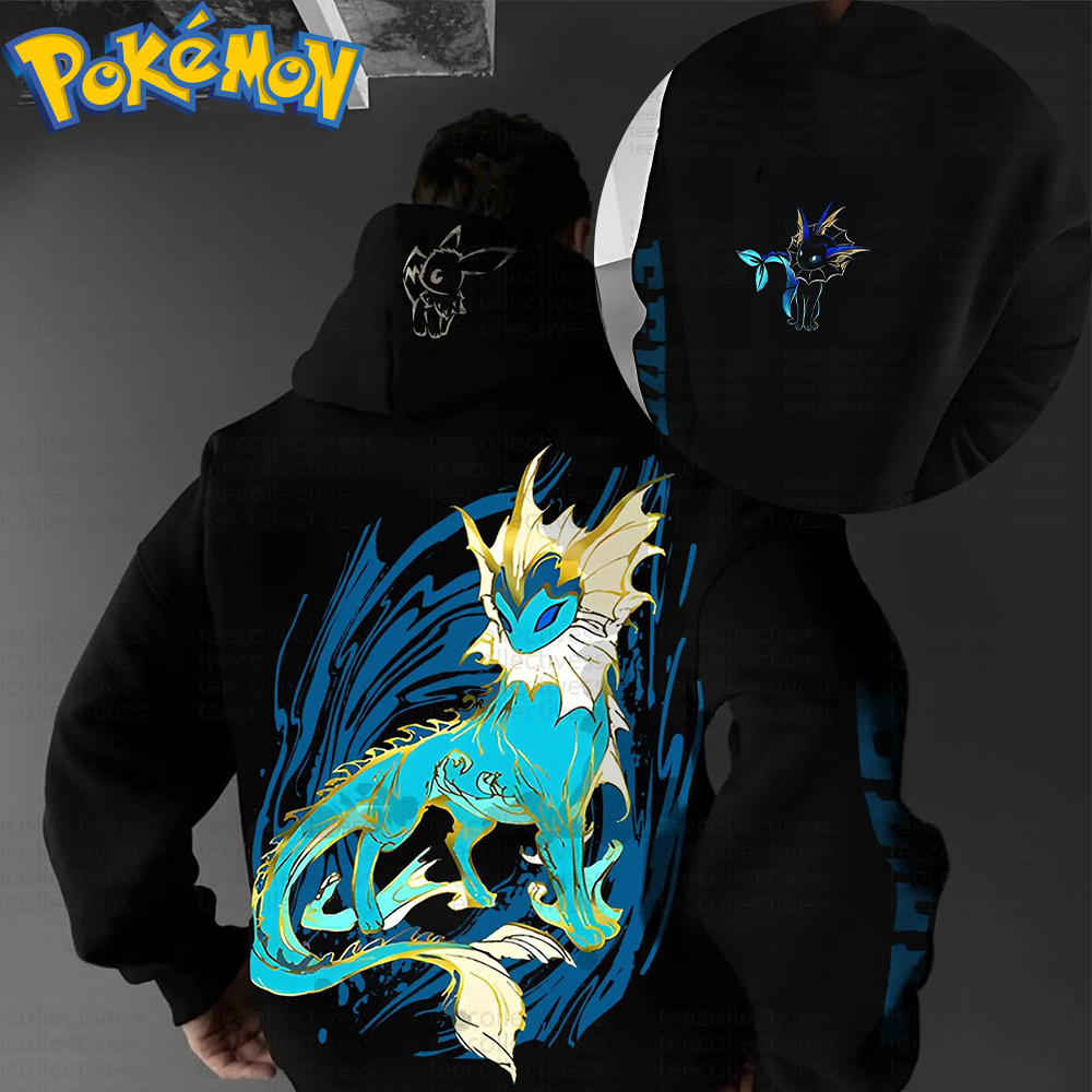 Pokemon Anime Vaporeon Cotton  - Anime Merch Hoodie recensie en prijs