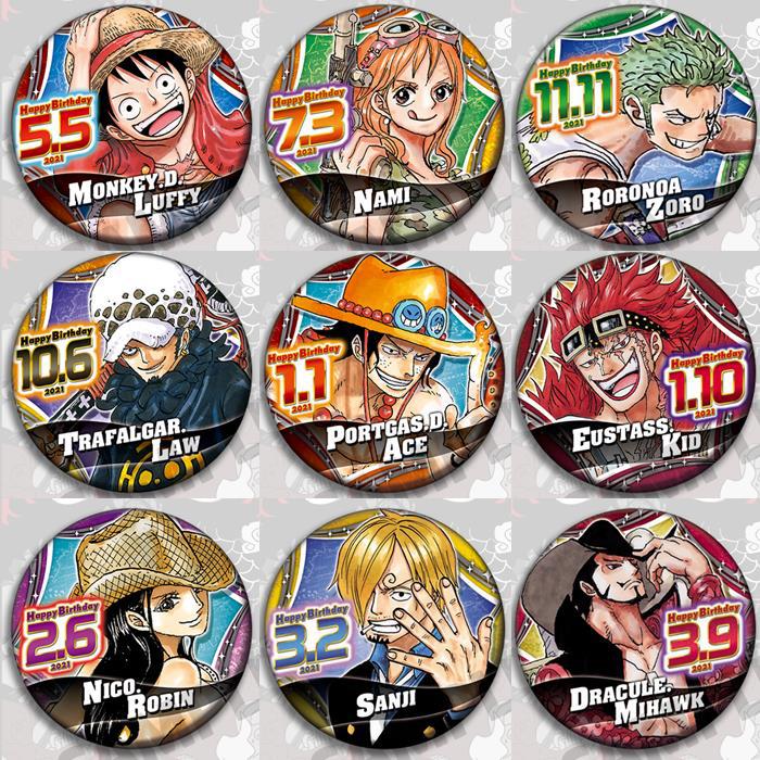 One Piece Anime Badge Pin Set  - Anime One Piece Merchandise recensie en prijs